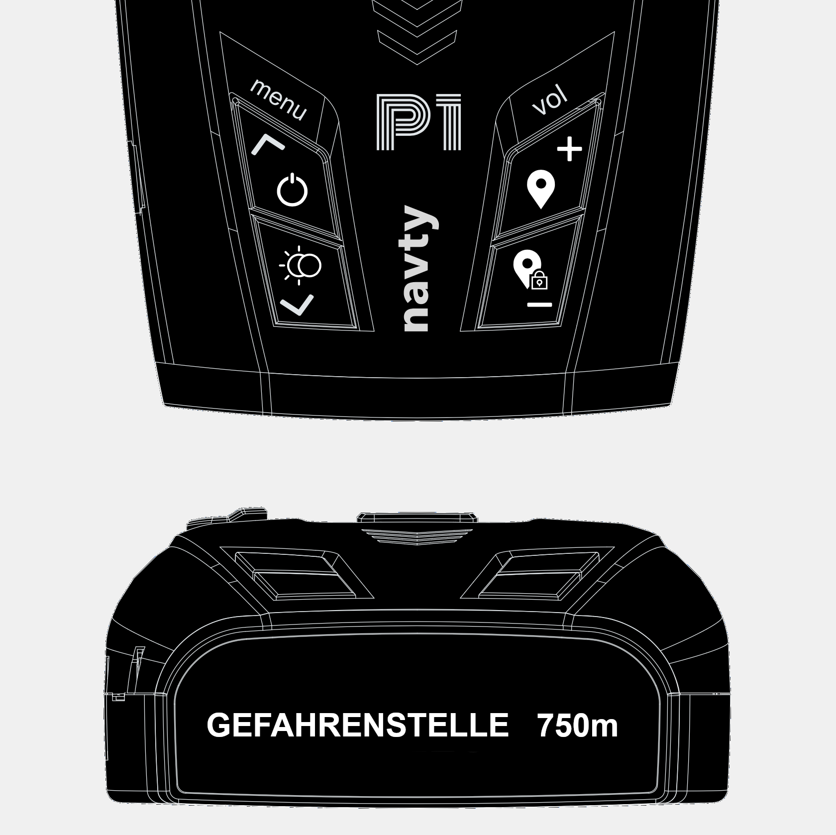 NAVTY P1 Gefahrenstelle POIWarnung